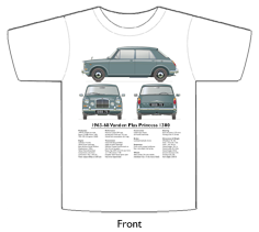 Vanden Plas Princess 1300 1968-75 T-shirt Front